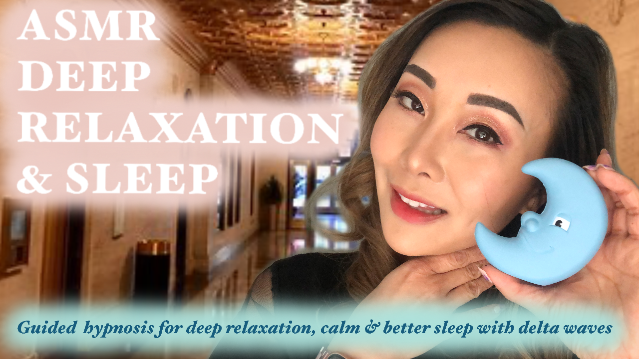 ASMR Guided hypnosis for deep relaxation, calm and better sleep with delta waves